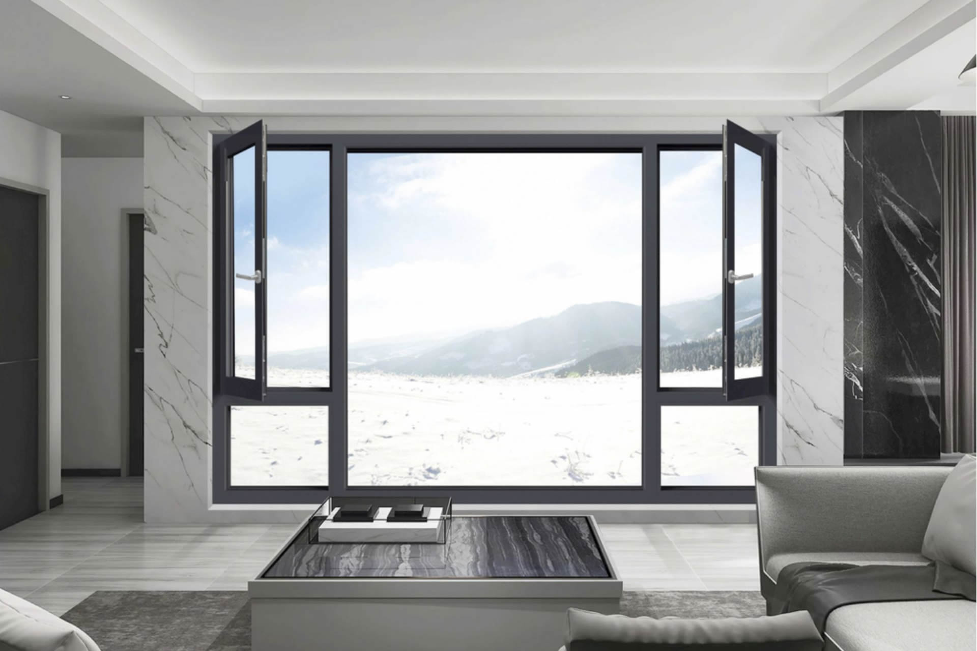 S90 Series Thermal Break Casement Window