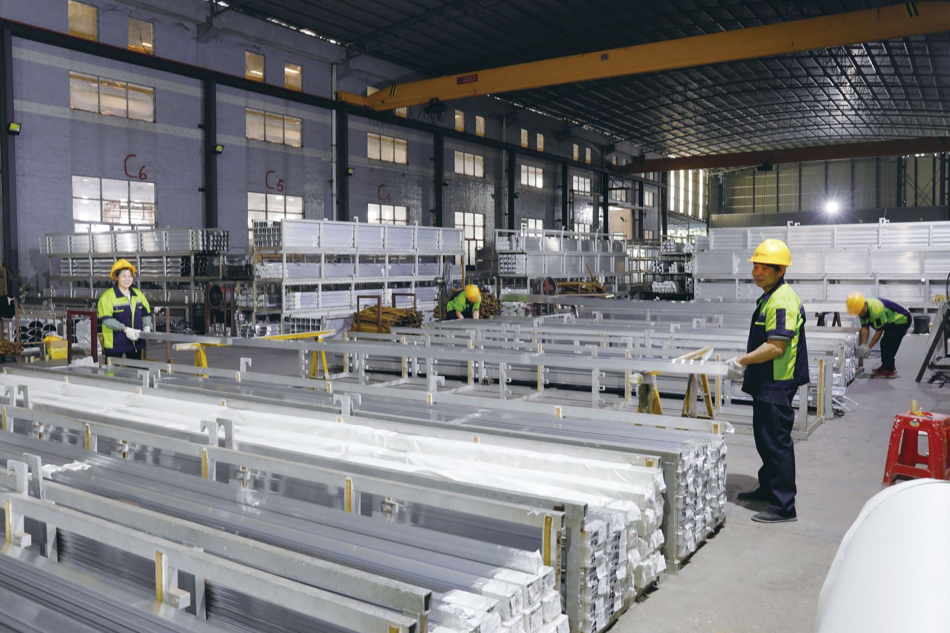 ②Aluminum Profile Extrusion Factory