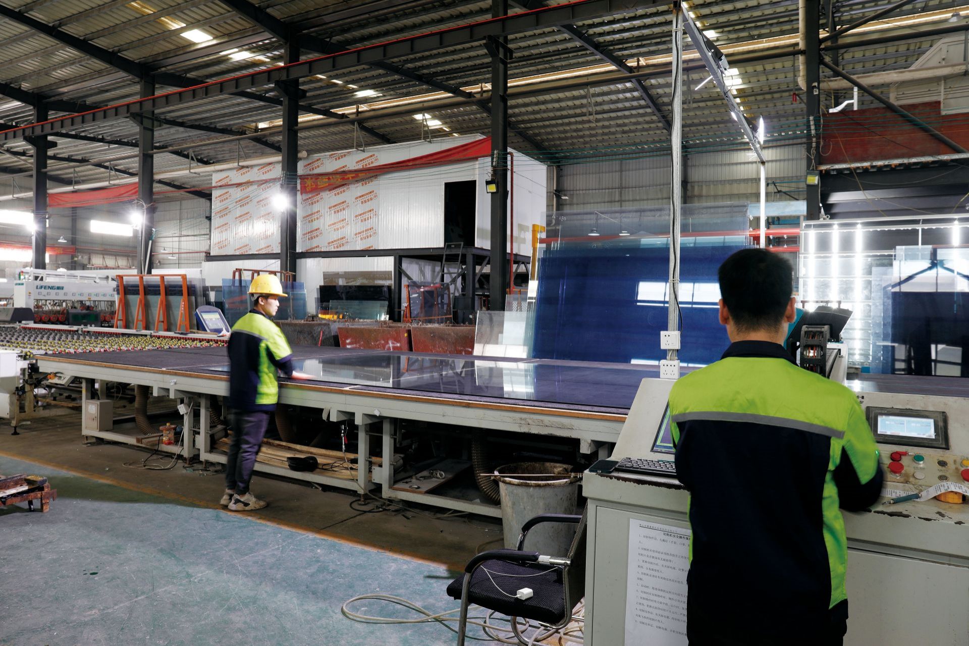 ④Glass production factory