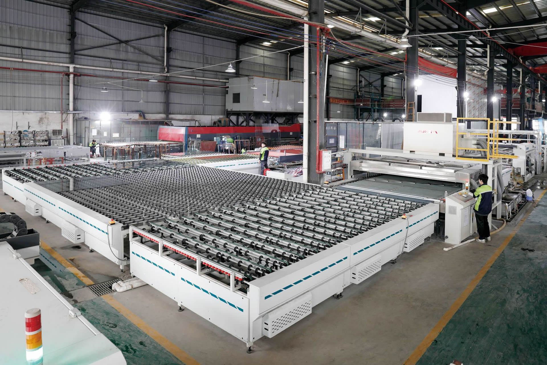 ④Glass production factory