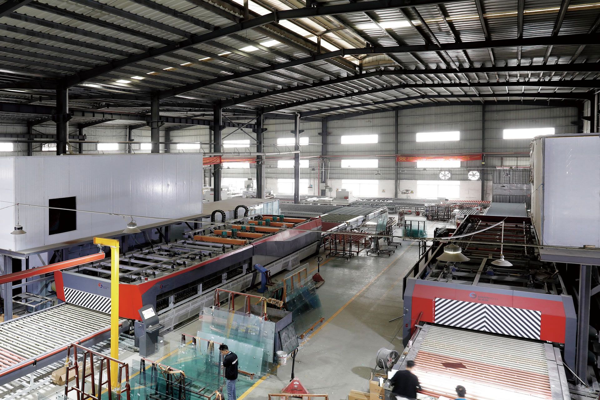 ④Glass production factory