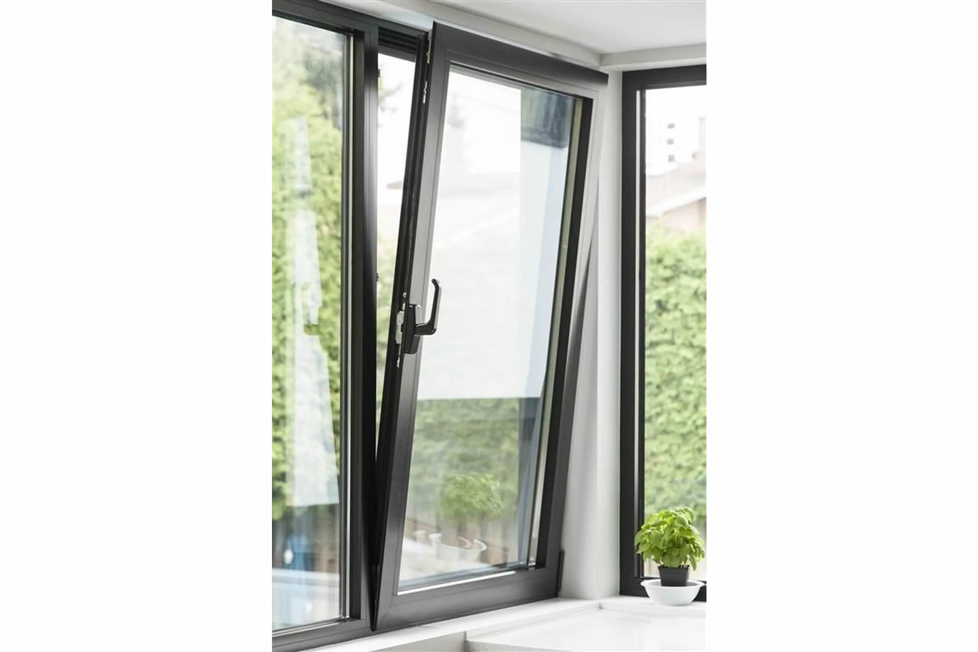 S130 Extreme View Fully Hidden 10-Track Broken Bridge Sliding Window